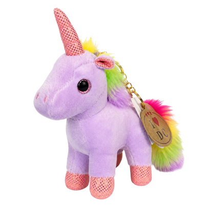 Assorted Unicorn Washington DC Plush Keychain