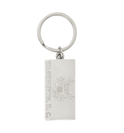 American Flag Washington DC Keychain