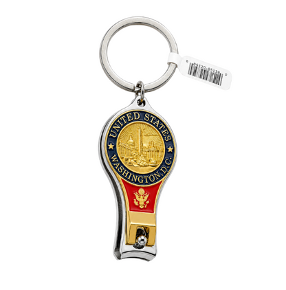 Washington DC Panorama Nail Clipper Keychain