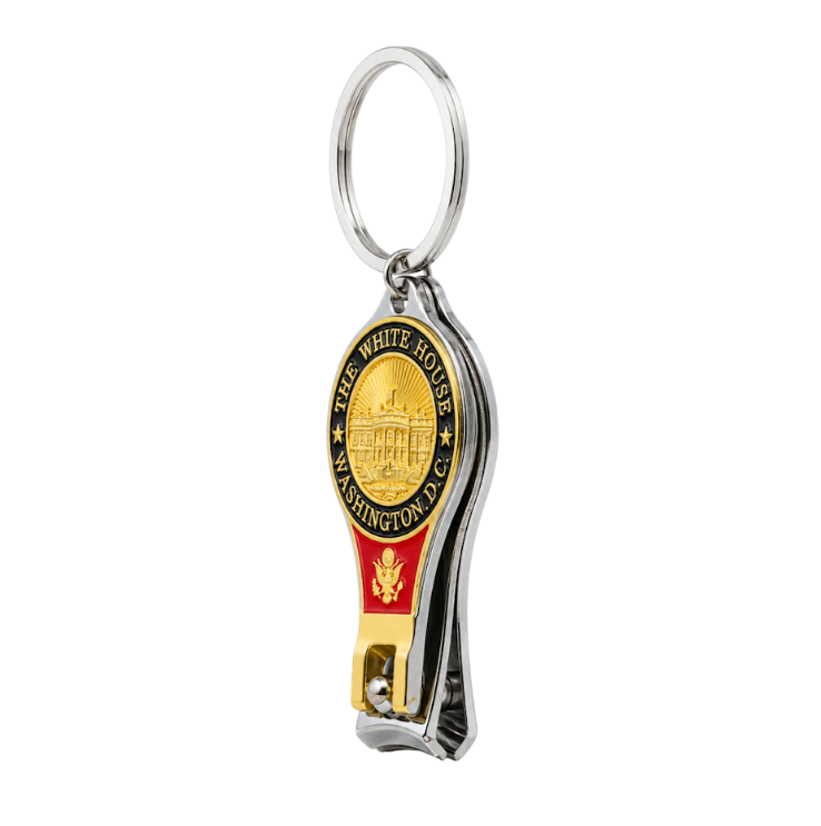 White House Nail Clipper Keychain