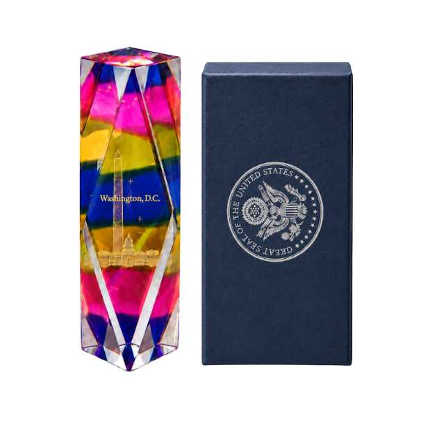 Medium Rainbow Washington DC Crystal