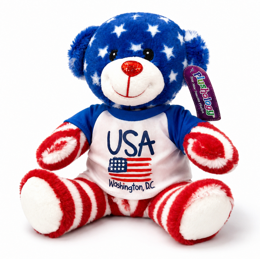 USA Stars & Stripes Plush Bear