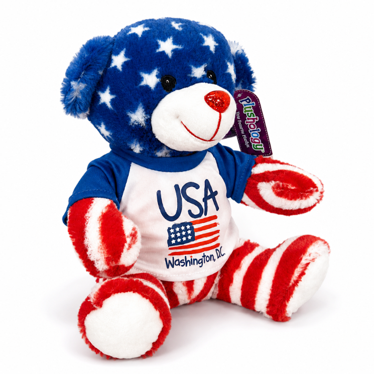USA Stars & Stripes Plush Bear