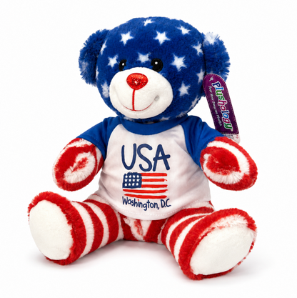 USA Stars & Stripes Plush Bear