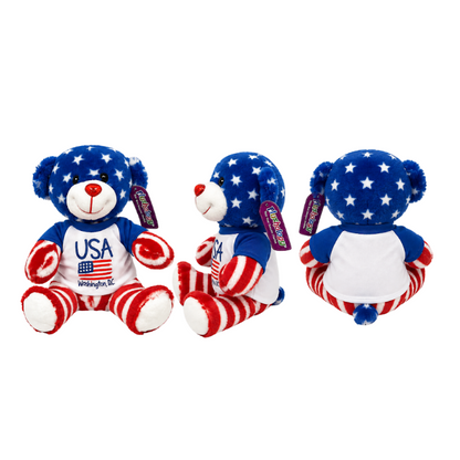 USA Stars & Stripes Plush Bear