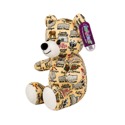 Washington DC Monuments Plush Bear
