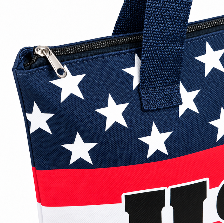 USA Flag Washington DC Tote Bag