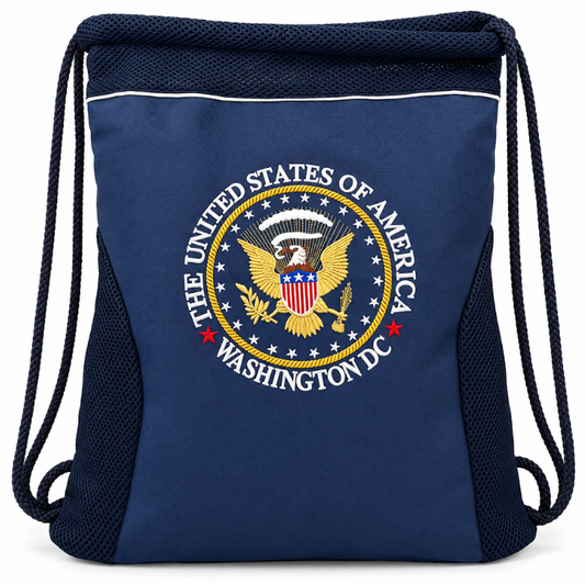 Great Seal Washington DC Drawstring Backpack