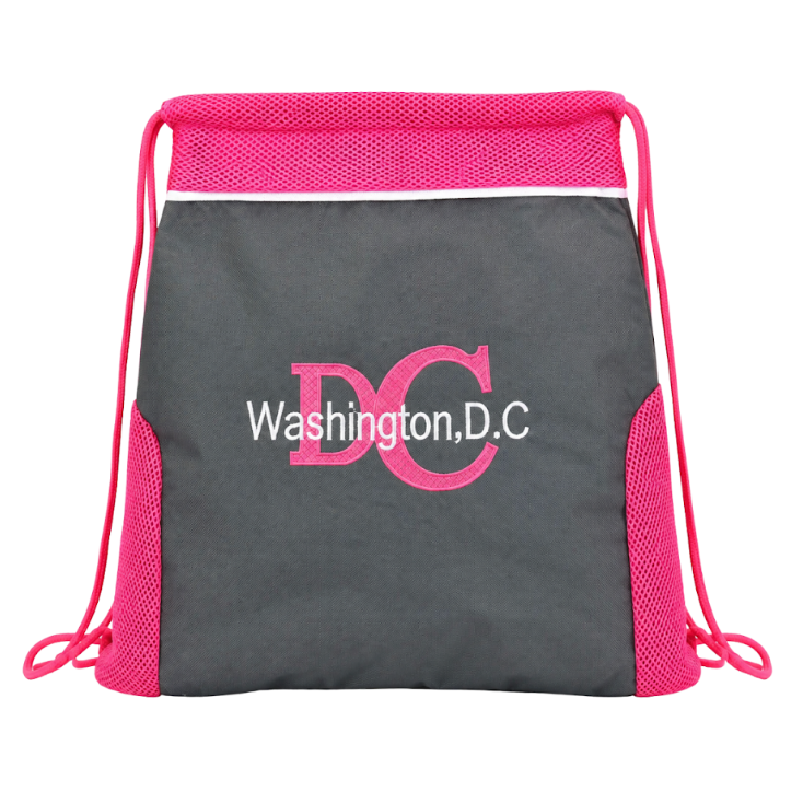 Two tone DC Washington Drawstring Backpack