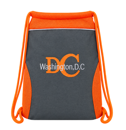 Two tone DC Washington Drawstring Backpack