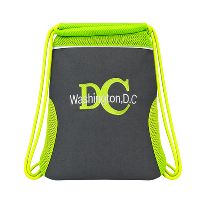 Two tone DC Washington Drawstring Backpack