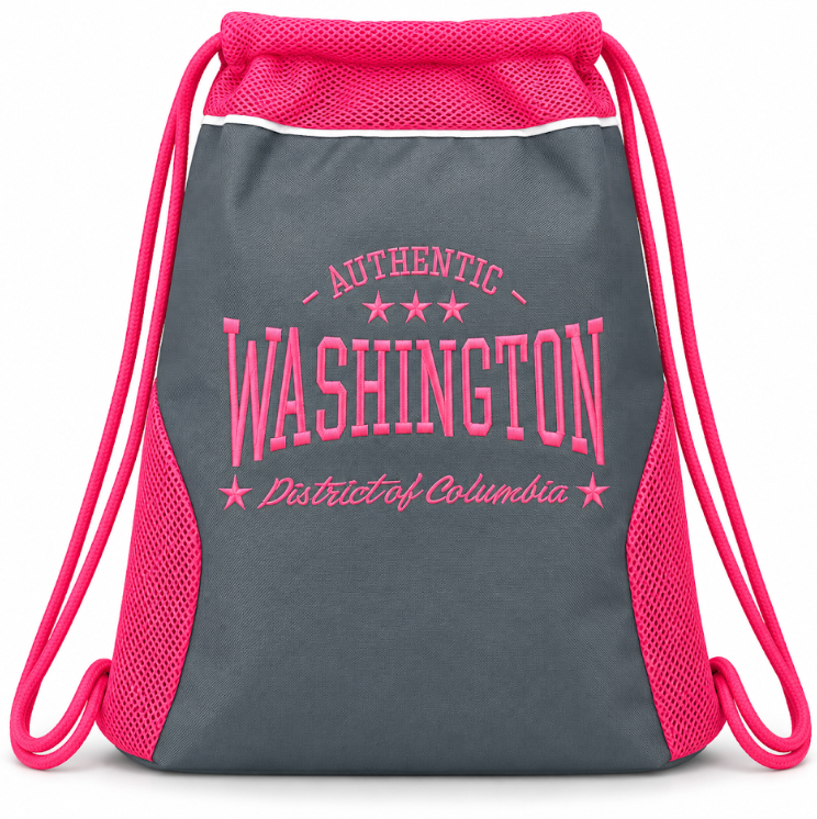 Authentic Washington Drawstring Backpack