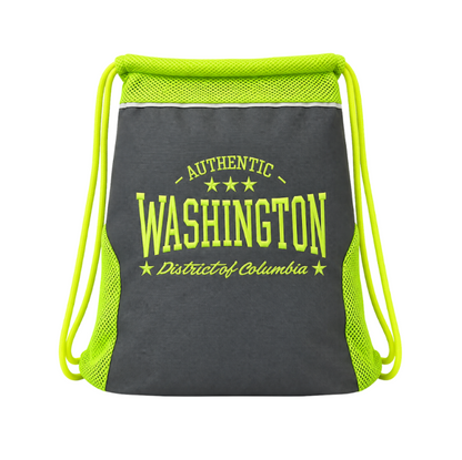 Authentic Washington Drawstring Backpack