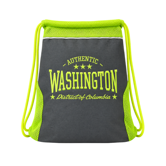 Authentic Washington Drawstring Backpack