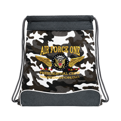 Air Force One Presidential Crew Drawstring Backpack
