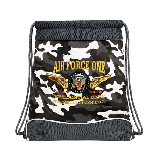 Air Force One Presidential Crew Drawstring Backpack