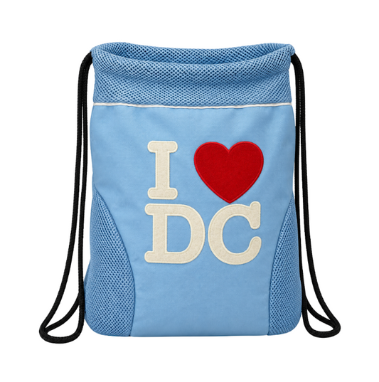 I Love DC Drawstring Backpack