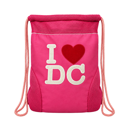 I Love DC Drawstring Backpack