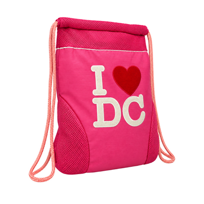 I Love DC Drawstring Backpack
