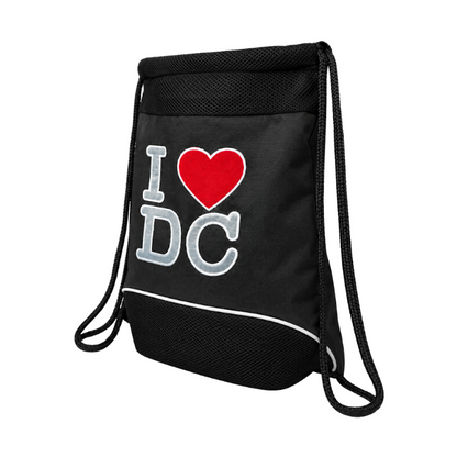 I Love DC Drawstring Backpack