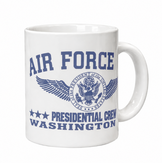 Air Force One Seal White/Navy Coffee Mug 12 oz