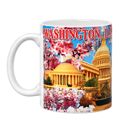Cherry Blossom Washington DC Landmark Mug