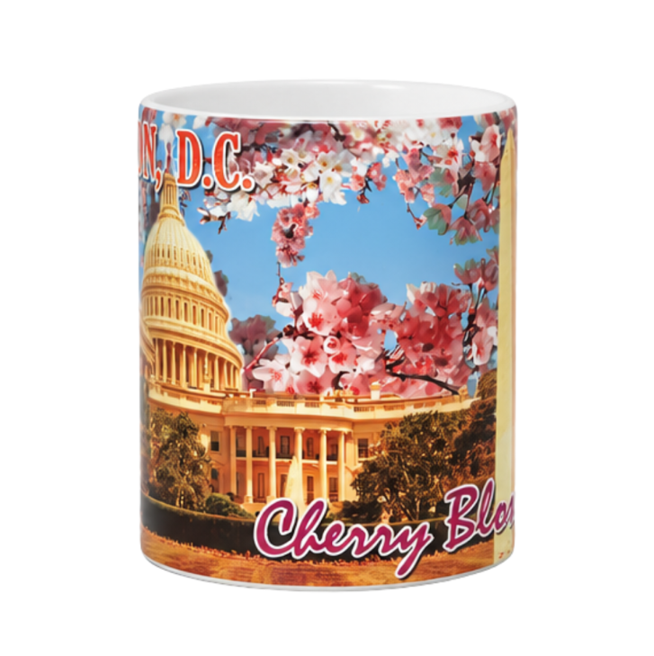 Cherry Blossom Washington DC Landmark Mug