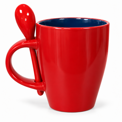 Great Seal Washington DC Mug with Spoon (Red/Navy)