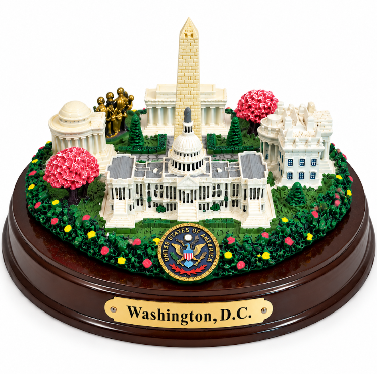 Washington DC Panorama Landmark Display