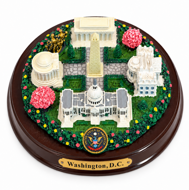 Washington DC Panorama Landmark Display