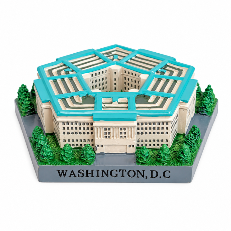 Pentagon Building Replica (Medium & Large with Display Base)
