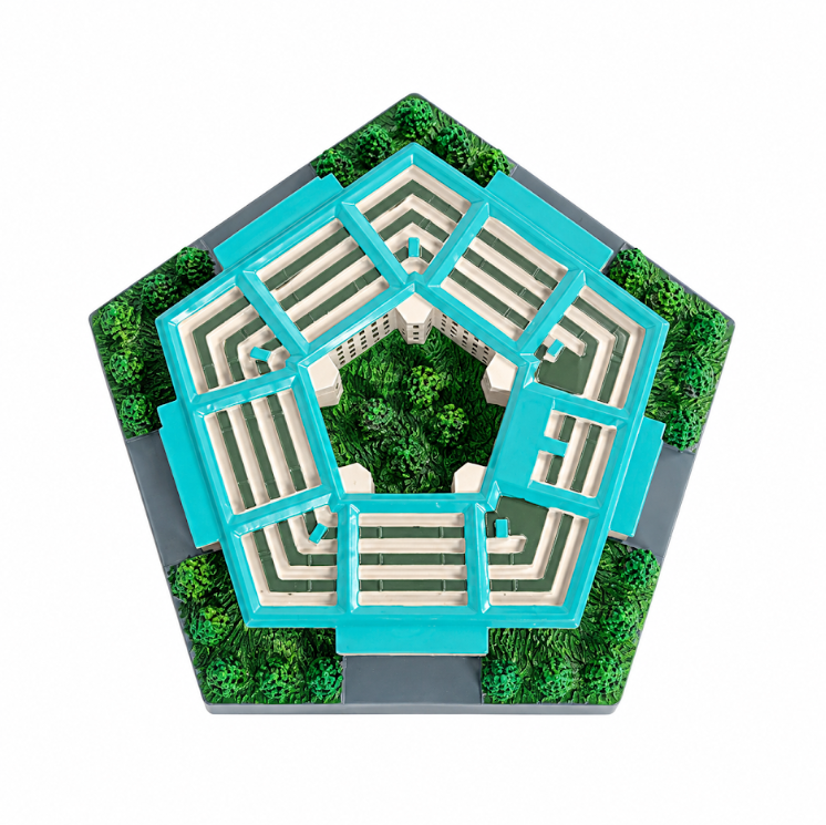 Pentagon Building Replica (Medium & Large with Display Base)