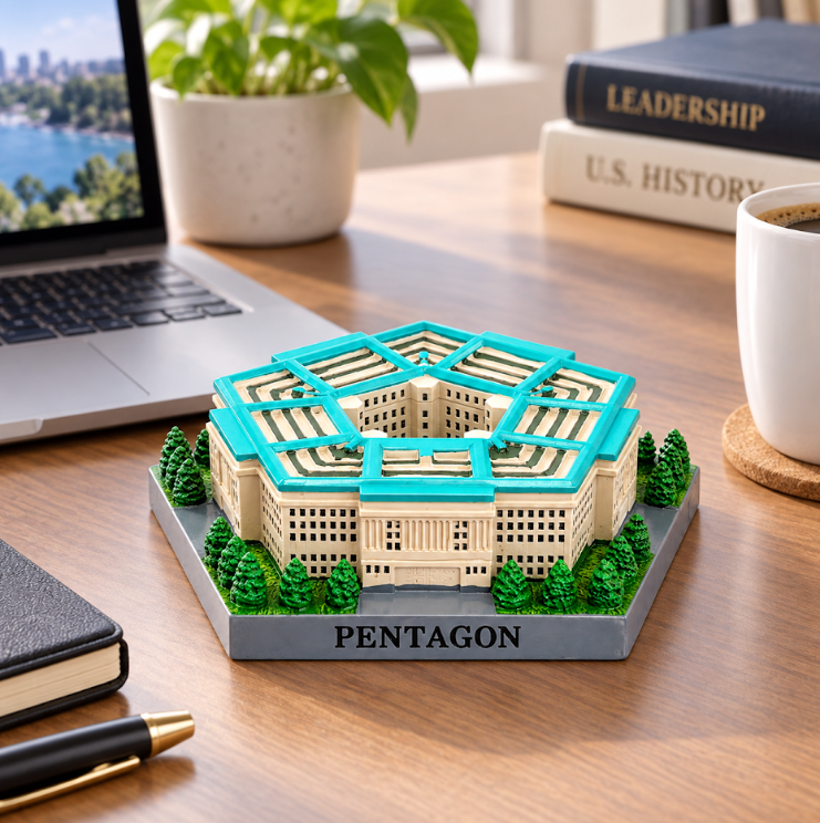 Pentagon Building Replica (Medium & Large with Display Base)