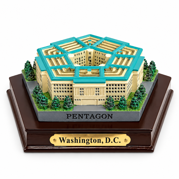 Pentagon Building Replica (Medium & Large with Display Base)