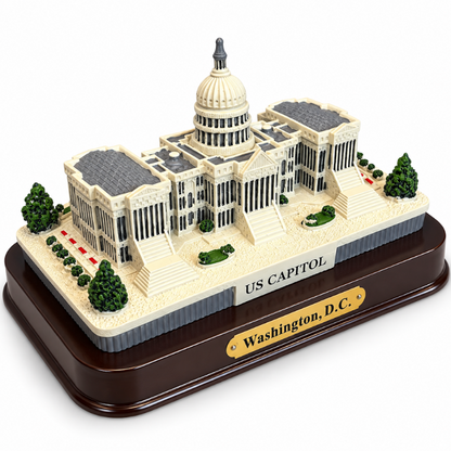 U.S. Capitol Building Replica with Display Base