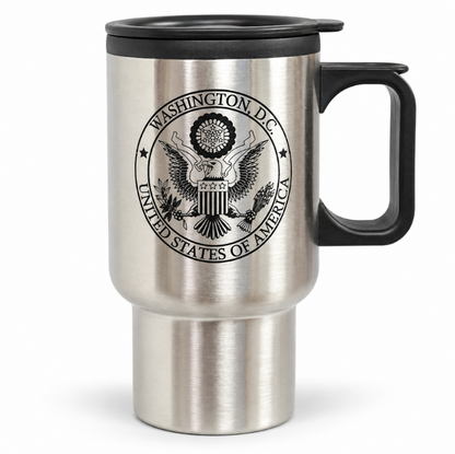 Washington DC Great Seal Travel Tumbler Mug