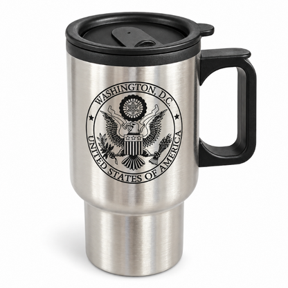 Washington DC Great Seal Travel Tumbler Mug