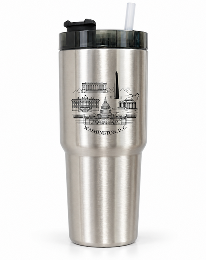 Washington DC Panorama Stainless Steel Tumbler