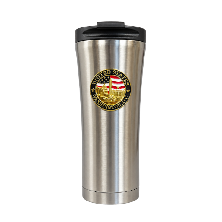 Washington DC Flag Panorama Travel Tumbler