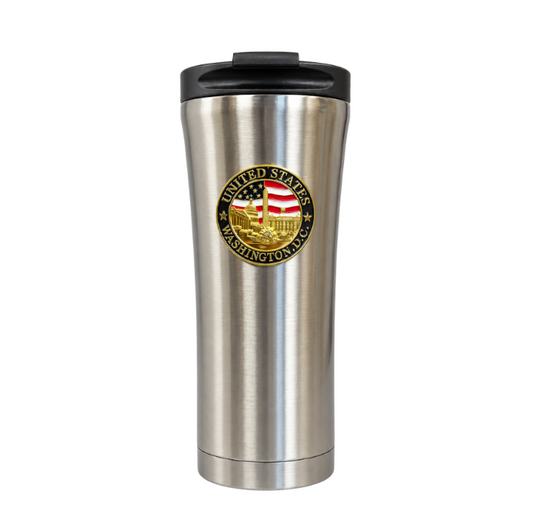 Washington DC Flag Panorama Travel Tumbler