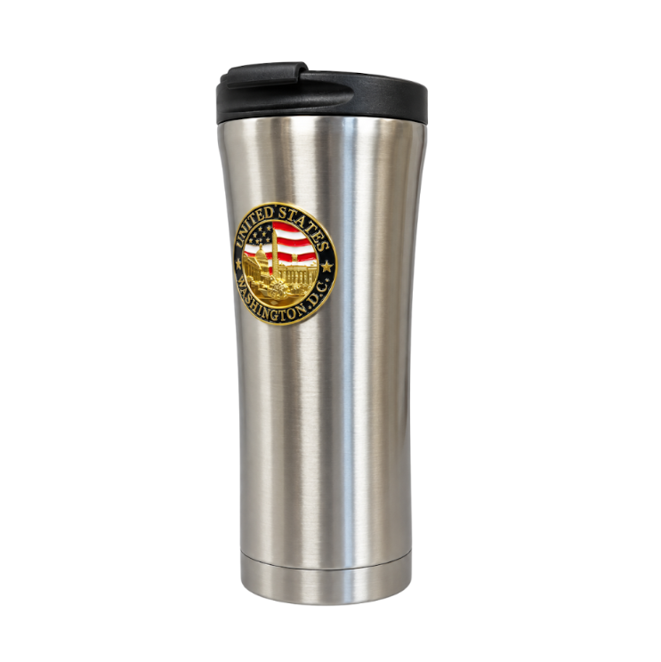 Washington DC Flag Panorama Travel Tumbler