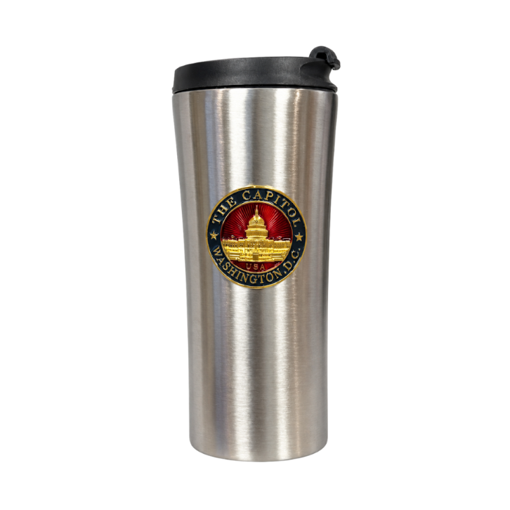 Compact U.S. Capitol Washington DC Travel Tumbler