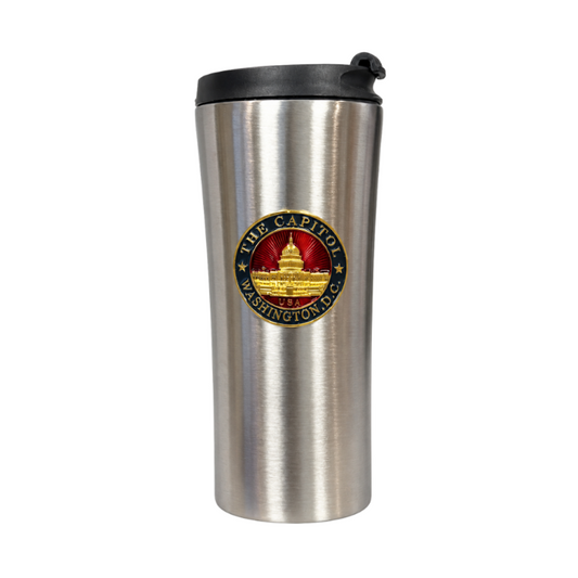 Compact U.S. Capitol Washington DC Travel Tumbler