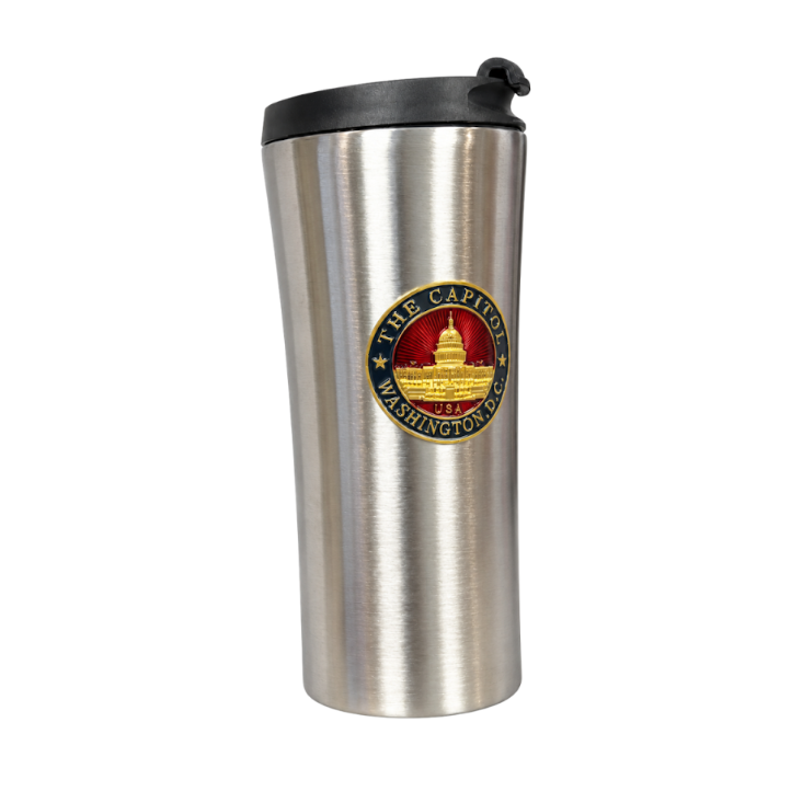 Compact U.S. Capitol Washington DC Travel Tumbler