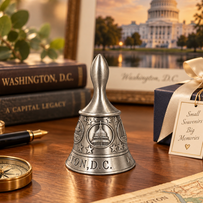 Large Washington DC Panorama Metal Bell