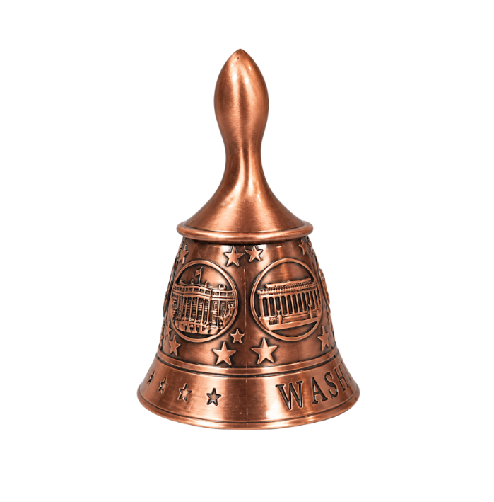 Large Copper Washington DC Panorama Metal Bell