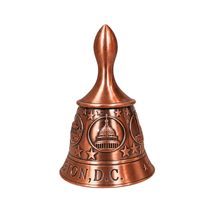 Large Copper Washington DC Panorama Metal Bell