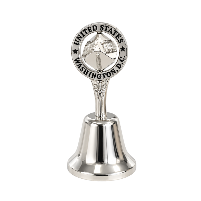 Chrome Washington DC Landmark Dice Bell