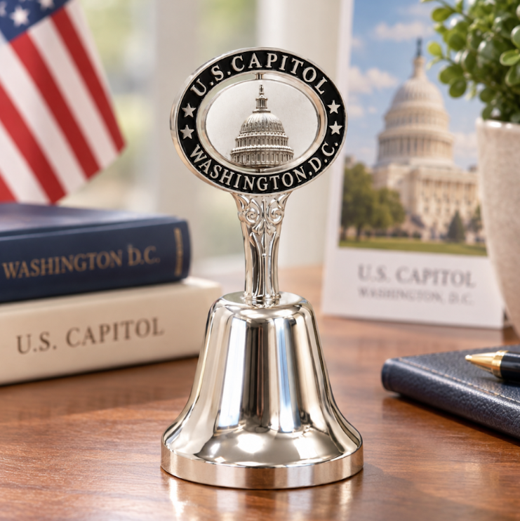 Chrome U.S. Capitol Washington DC Bell