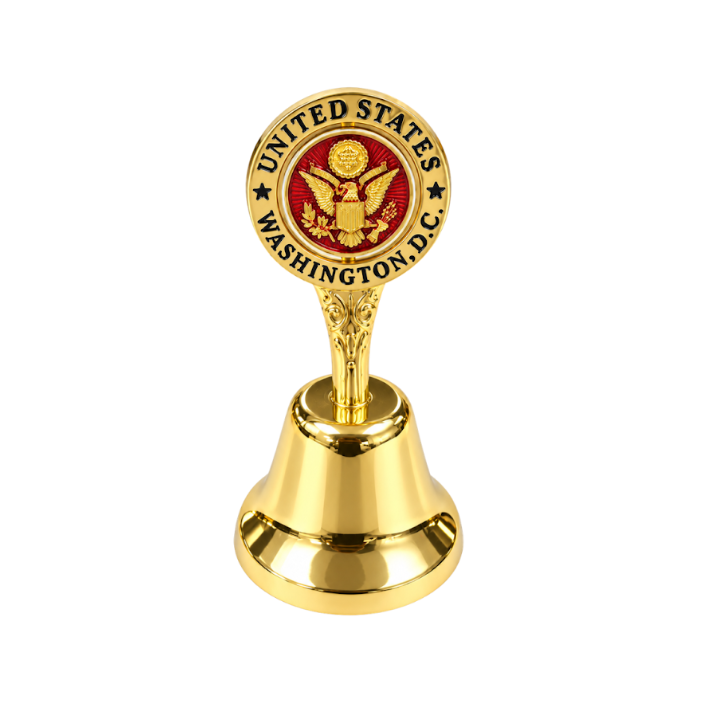 Gold Great Seal Washington DC Bell